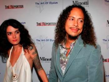 Kirk Hammet s manželkou